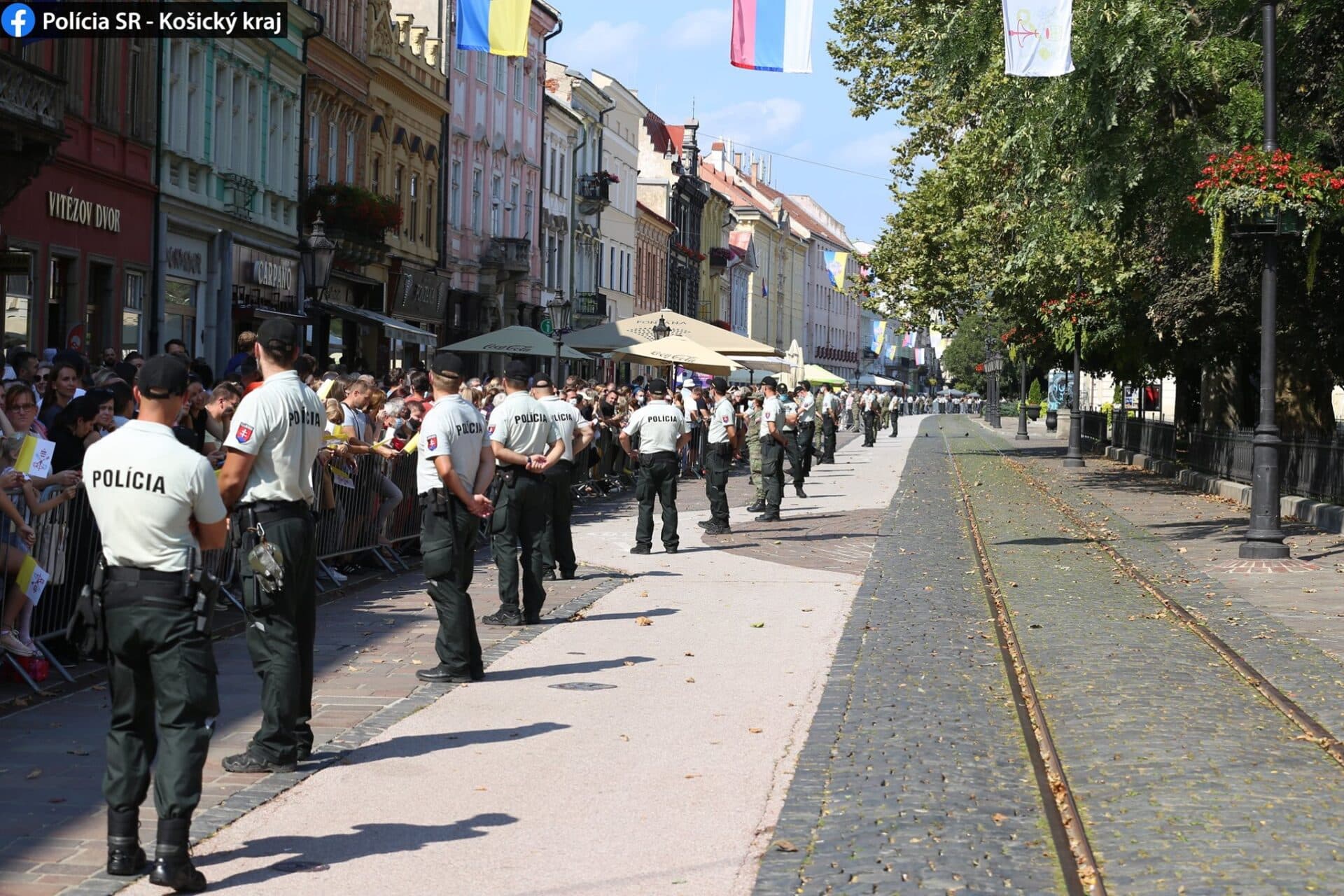 Polícia nezaznamenala počas trvania návštevy pápeža narušenie verejného poriadku ani mimoriadnu udalosť