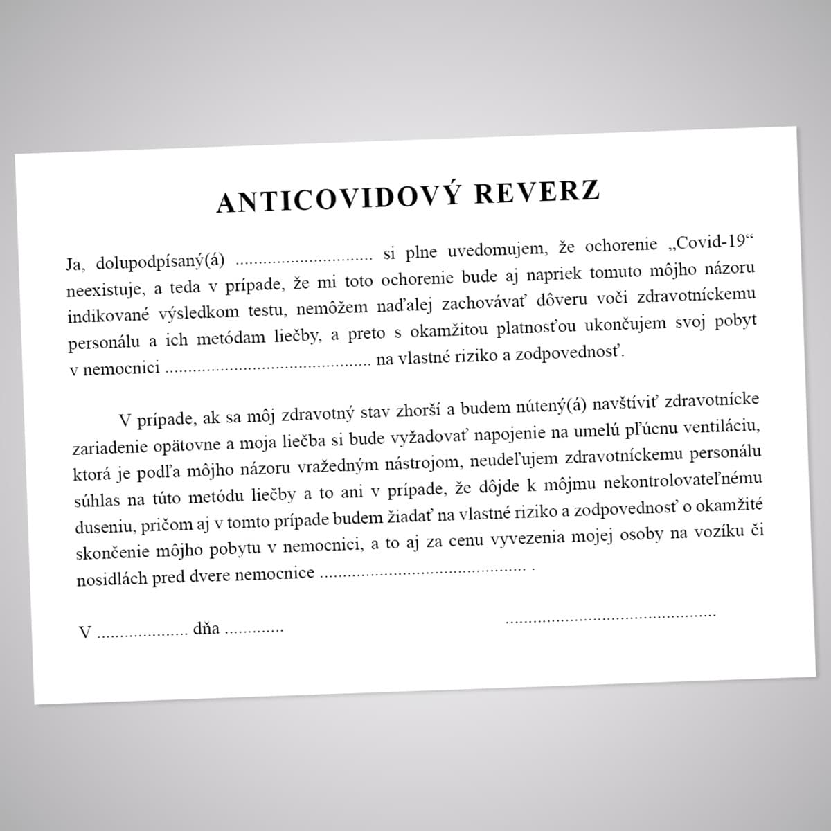 Sociálnymi sieťami sa šíri anticovidový reverz