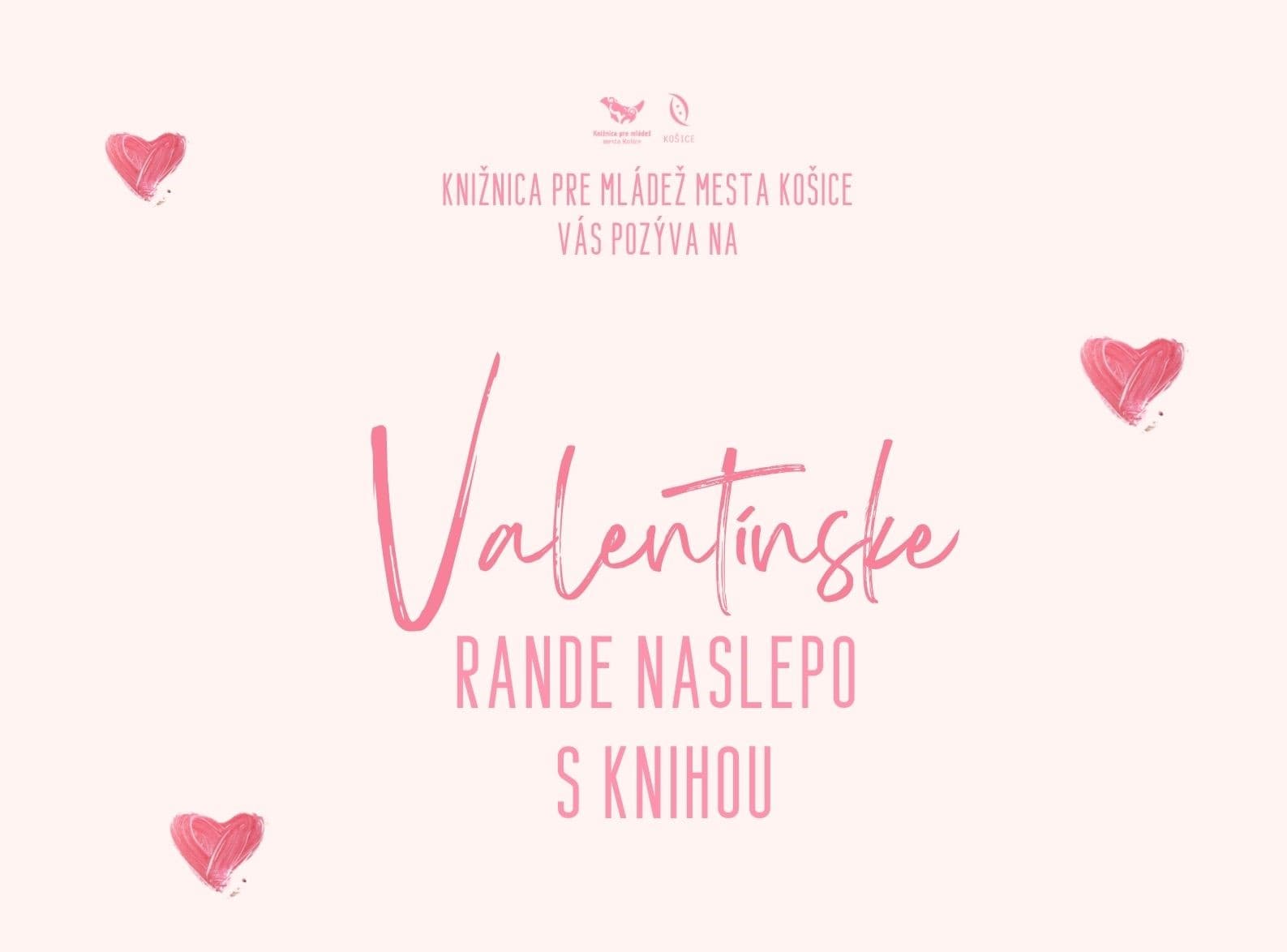 Knižnica pre mládež mesta Košice vás pozýva na valentínske rande s knihou naslepo