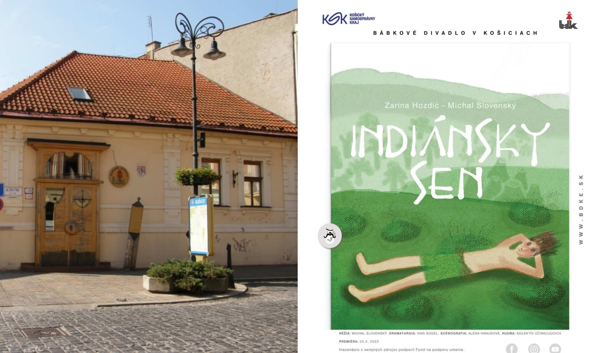 Fotografia k súvisiacemu článku Bábkové divadlo v Košiciach uvádza v premiére inscenáciu Indiánsky sen