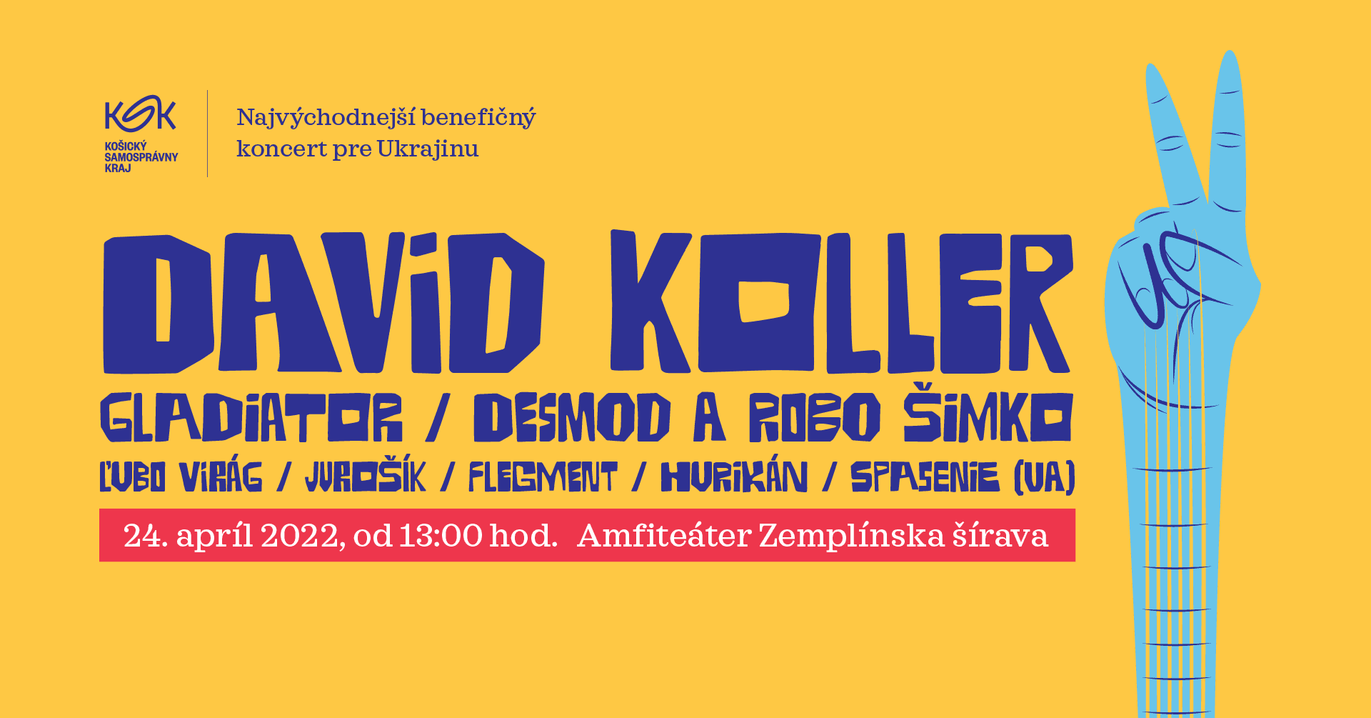 Košický kraj pripravuje najvýchodnejší benefičný koncert pre Ukrajinu