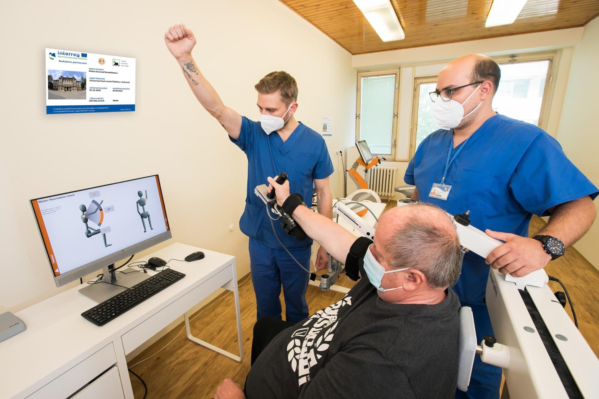 V košickej UNLP prebieha najmodernejšia robotická rehabilitácia pacientov