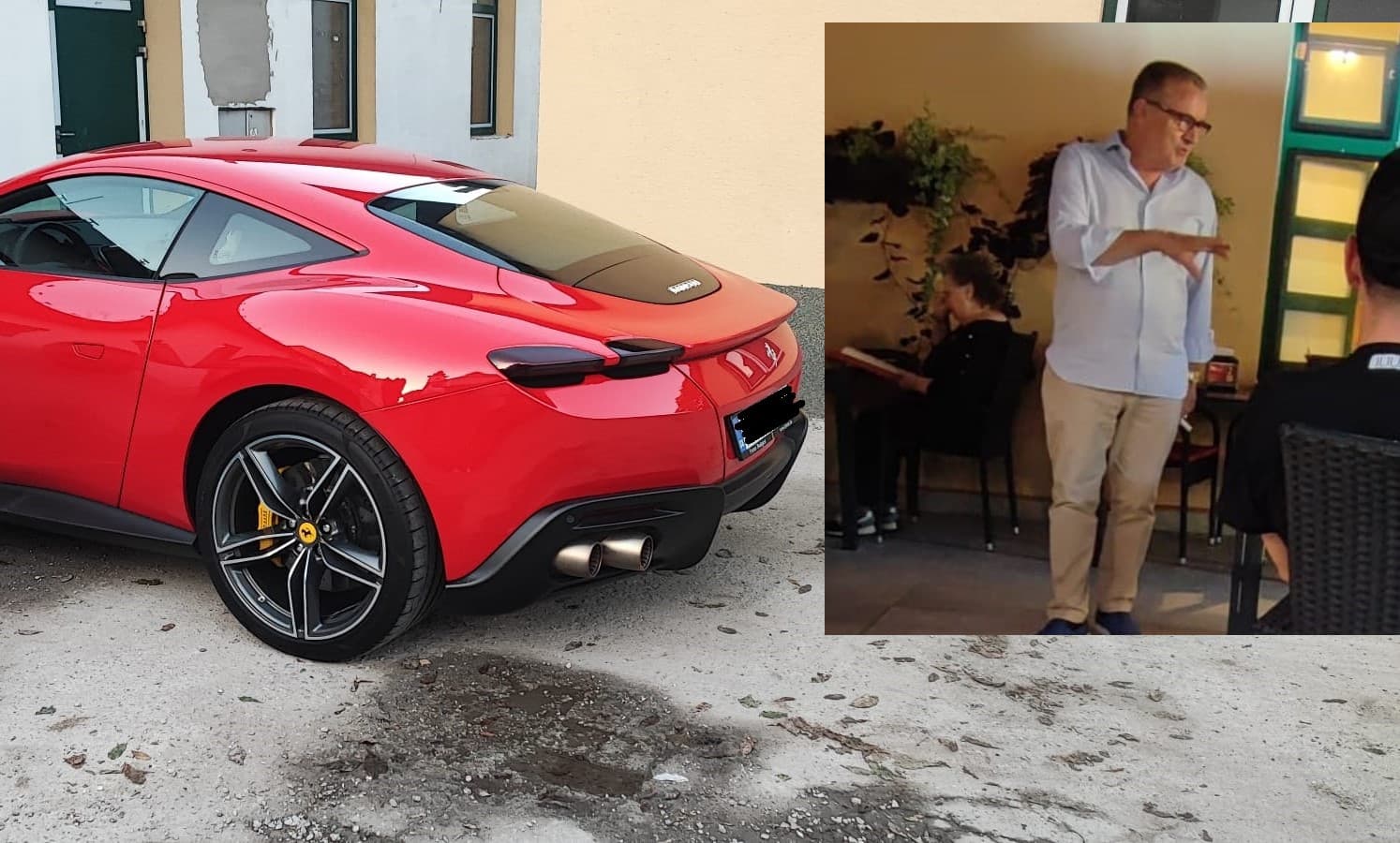 Známy veľkopodnikateľ RODA si z obžaloby ťažkú hlavu nerobí: VYVÁŽA sa na novom FERRARI