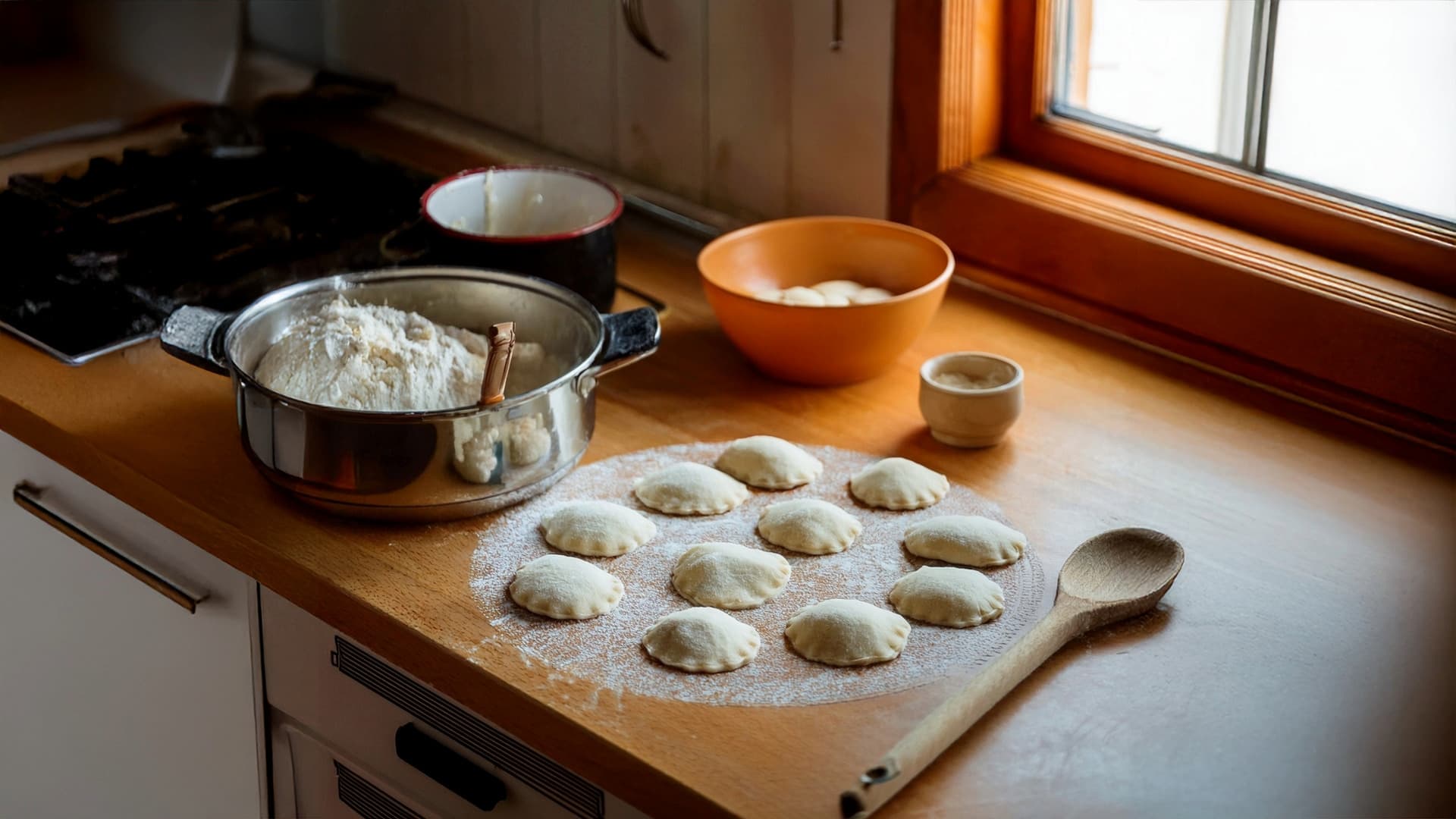 Tip na recept: Tvarohové pirohy s maslom a cukrom