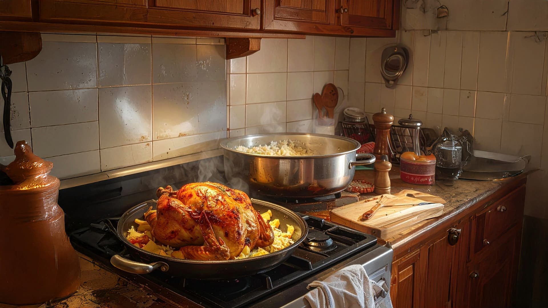 Tip na recept: Pečené kura na masle s ryžou alebo zemiakmi