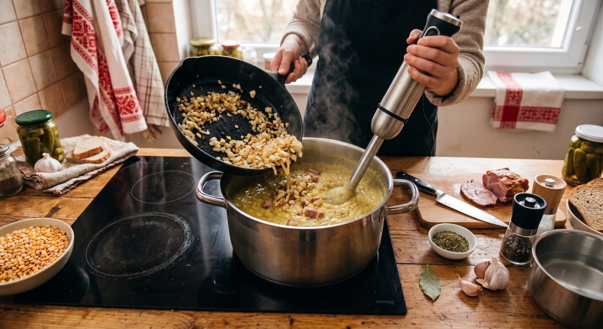 Fotografia k súvisiacemu článku Tip na recept: Hrachová kaša s údeným mäsom