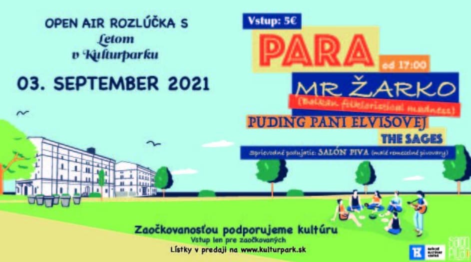 OPEN AIR rozlúčka s letom v Kulturparku