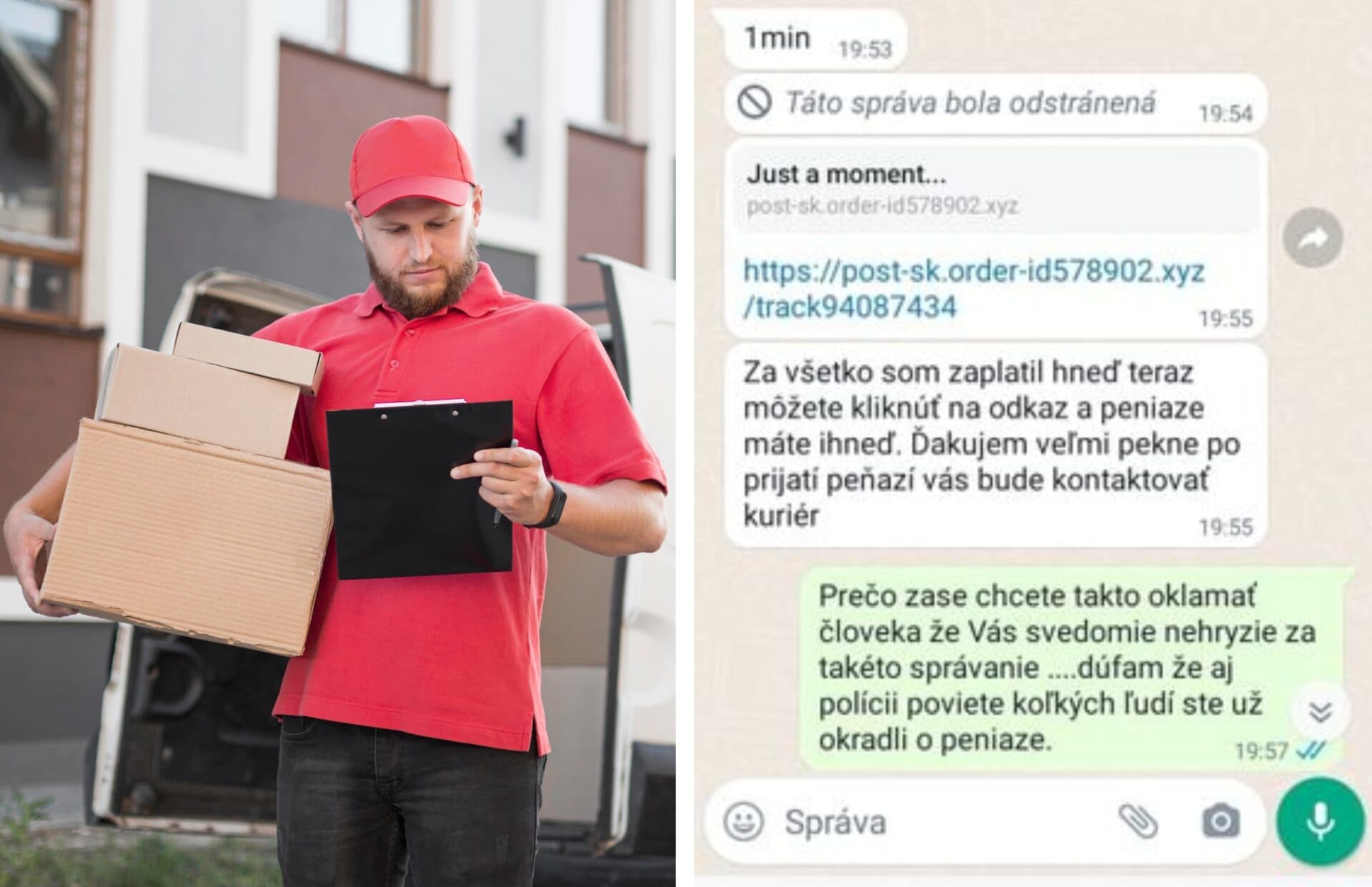 Internetoví podvodníci opäť úradujú. Ponúknu kuriérsku službu a ukradnú platobné údaje