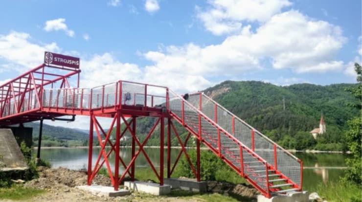 Nová lávka pre peších i cyklistov cez Ružín má prispieť k rozvoju turizmu