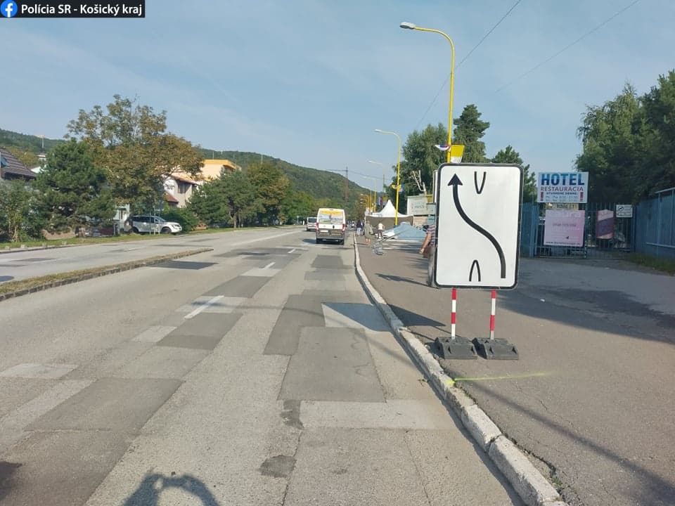 Polícia informuje o obmedzení na Čermeľskej ceste