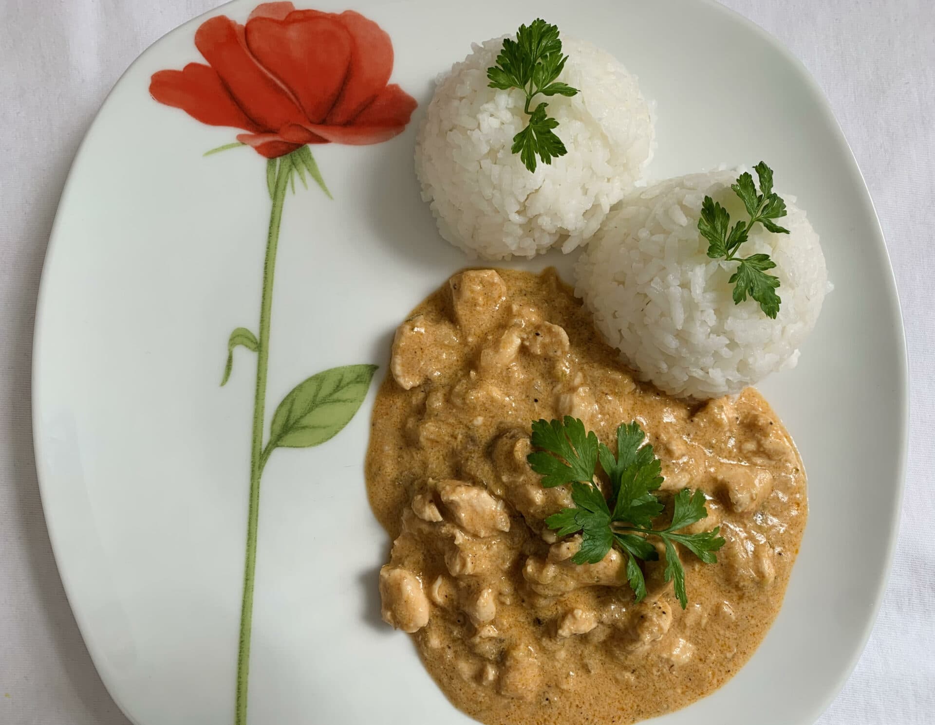 Recept na kurací stroganoff