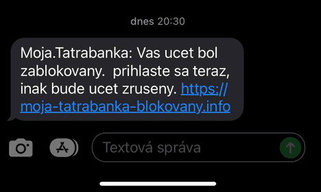 Slovákov zaplavili falošné SMS správy od bánk