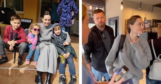 Známa herečka Angelina Jolie je na Ukrajine! Ukrajincov prekvapila v kaviarni (VIDEO)