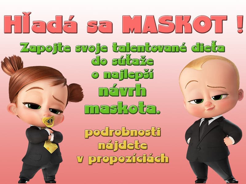 Mestská časť Nad Jazerom hľadá svojho maskota