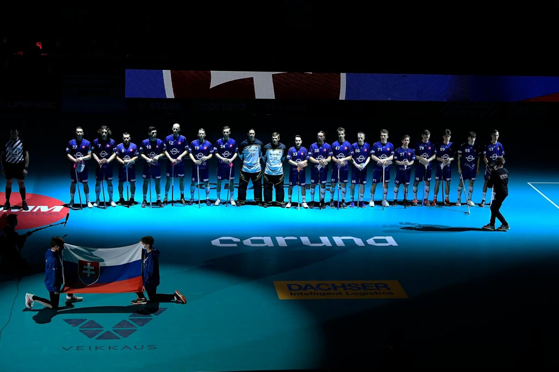 Fotografia k súvisiacemu článku Slovenskí reprezentanti vo florbale bojujú na turnaji v Nemecku, na súpiske sú aj Košičania