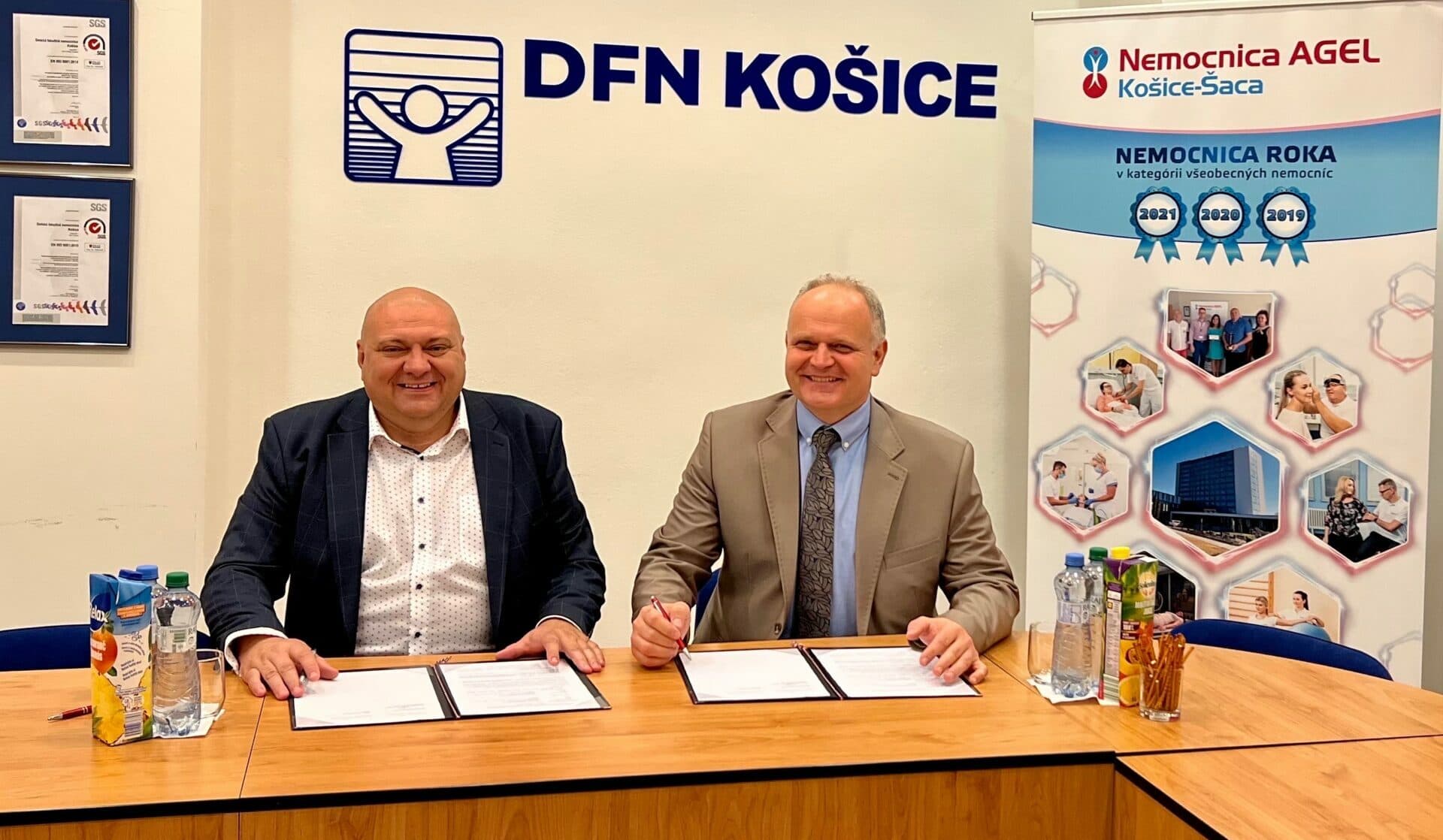 Nemocnica Košice-Šaca a Detská fakultná nemocnica Košice podpísali memorandum o partnerstve a vzájomnej spolupráci