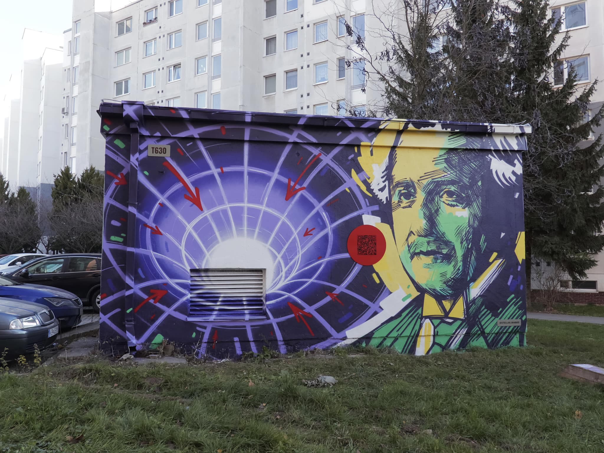 Na trafostanici na sídlisku KVP pribudli známi vedci (FOTO)