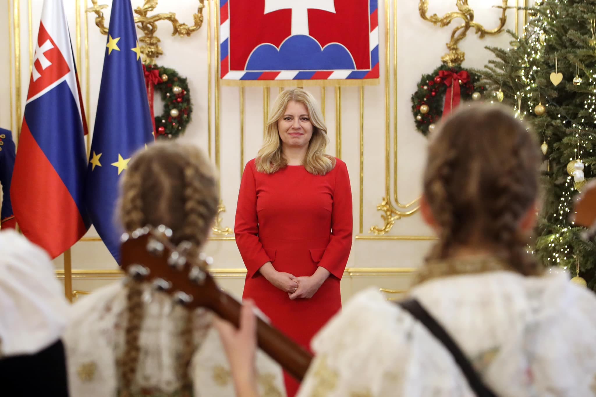 Koledníci Dobrej noviny navštívili aj prezidentku Zuzanu Čaputovú (FOTO)