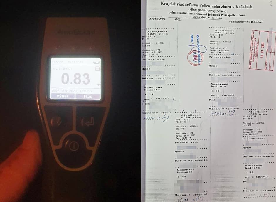 Mladé vodičky pod vplyvom alkoholu si sadli za volant s malými deťmi v aute