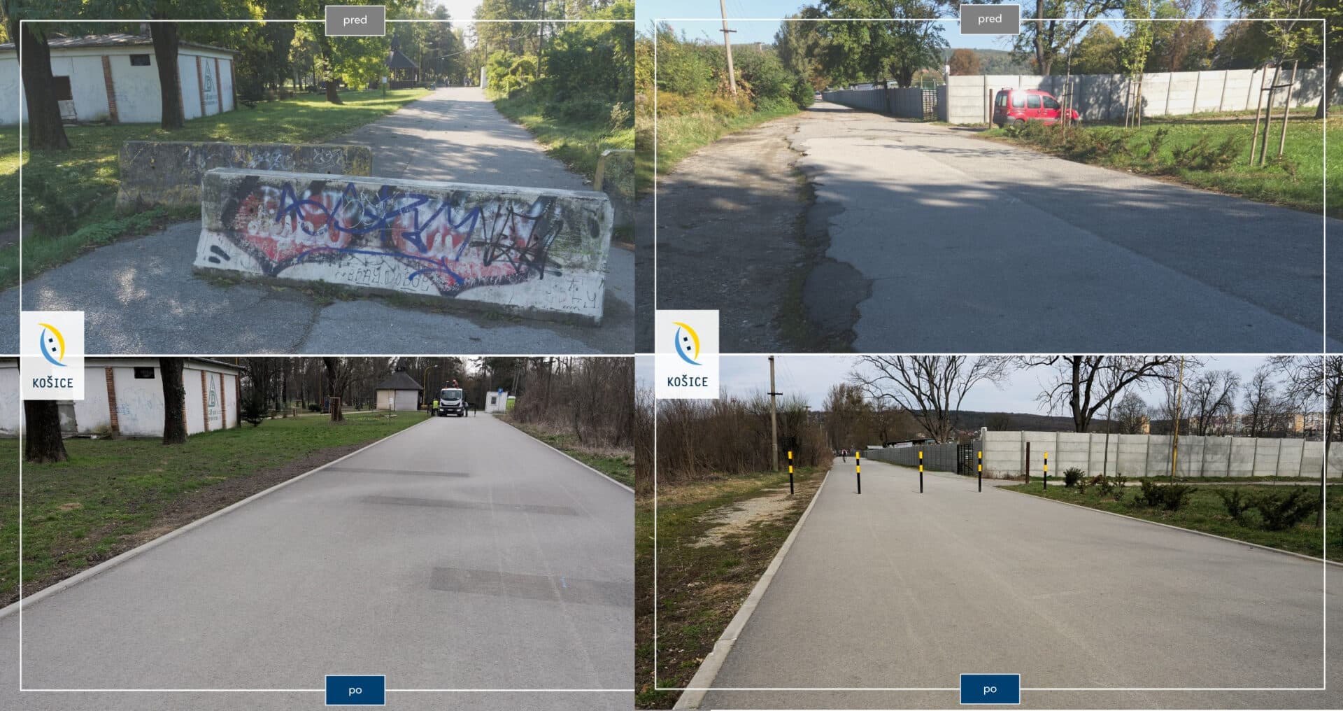 Košičania sa môžu na Aničke prechádzať po novom asfalte