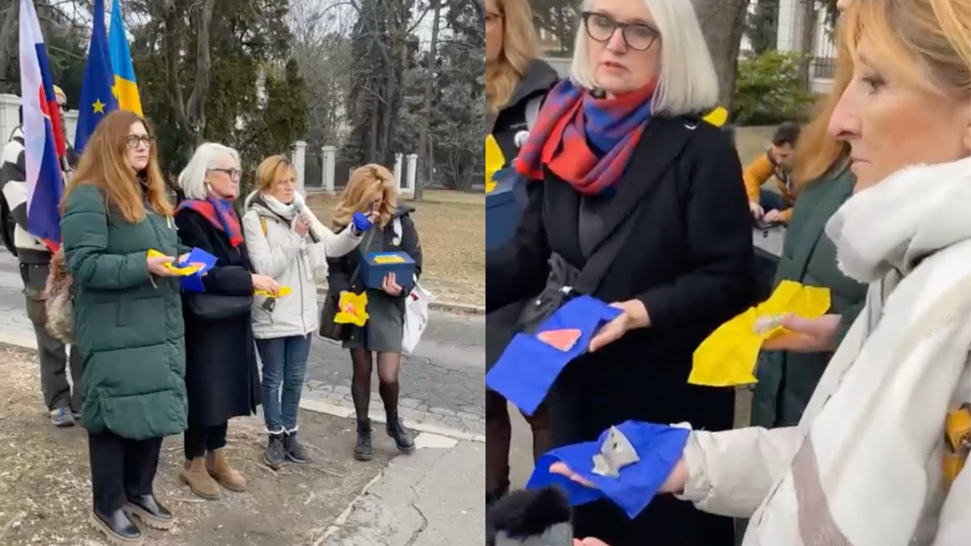 Pred úradom vlády zazneli sirény, Fico dostal úlomky ruských rakiet (VIDEO)