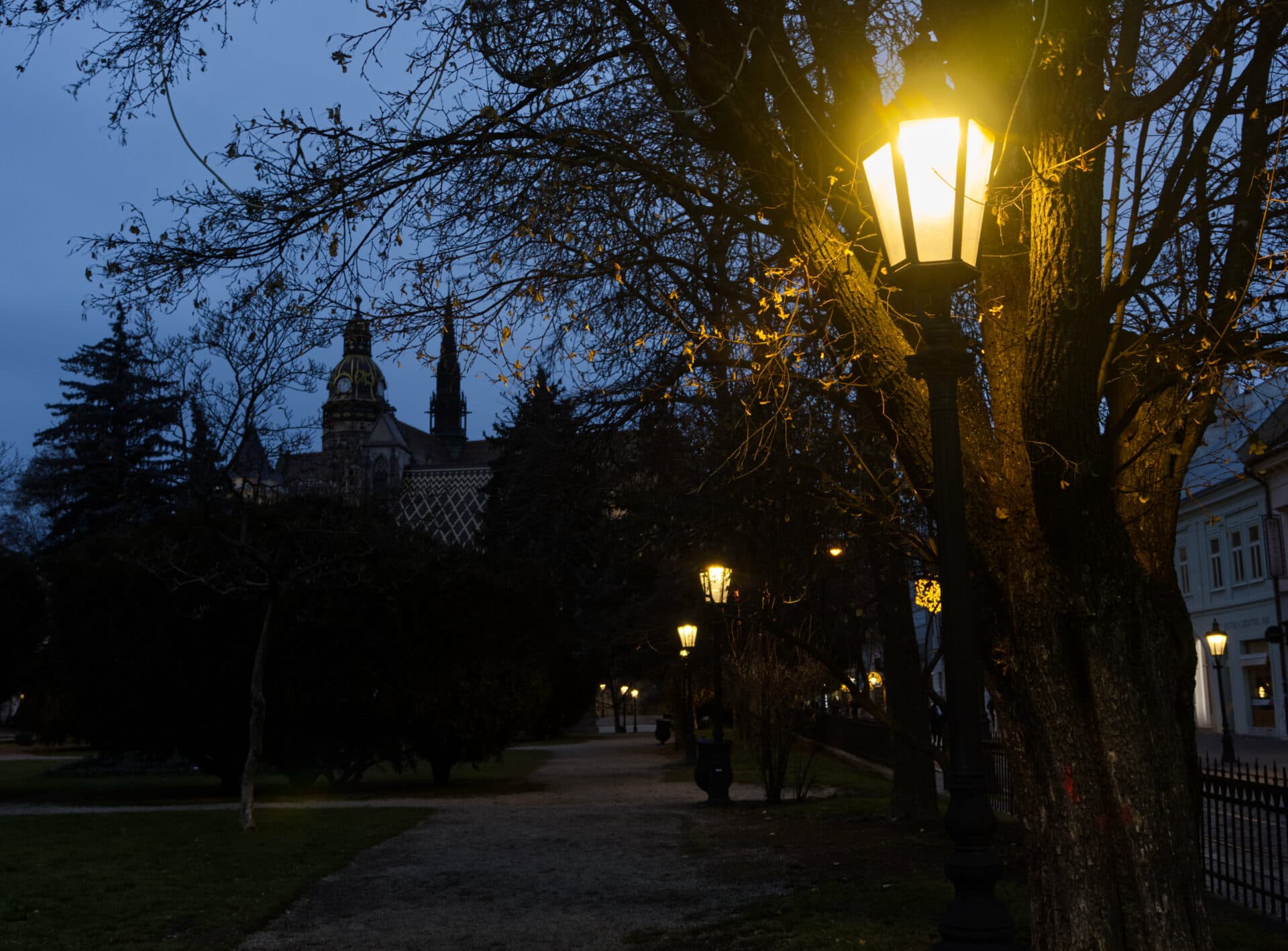 Hlavnú ulicu a Mestský park osvetľujú nové svietidlá