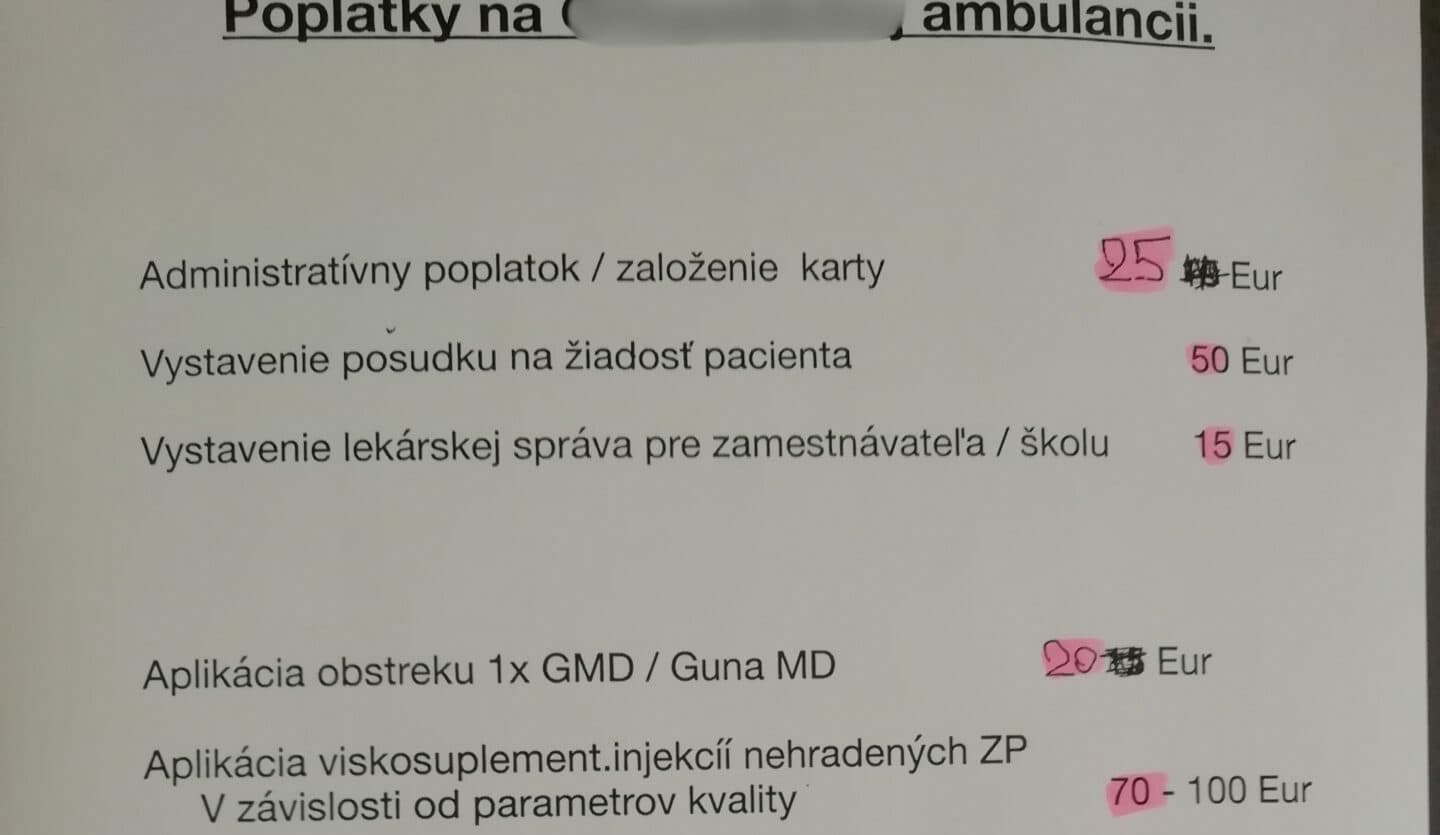 Poplatky za objednanie k lekárovi má kontrolovať VÚC