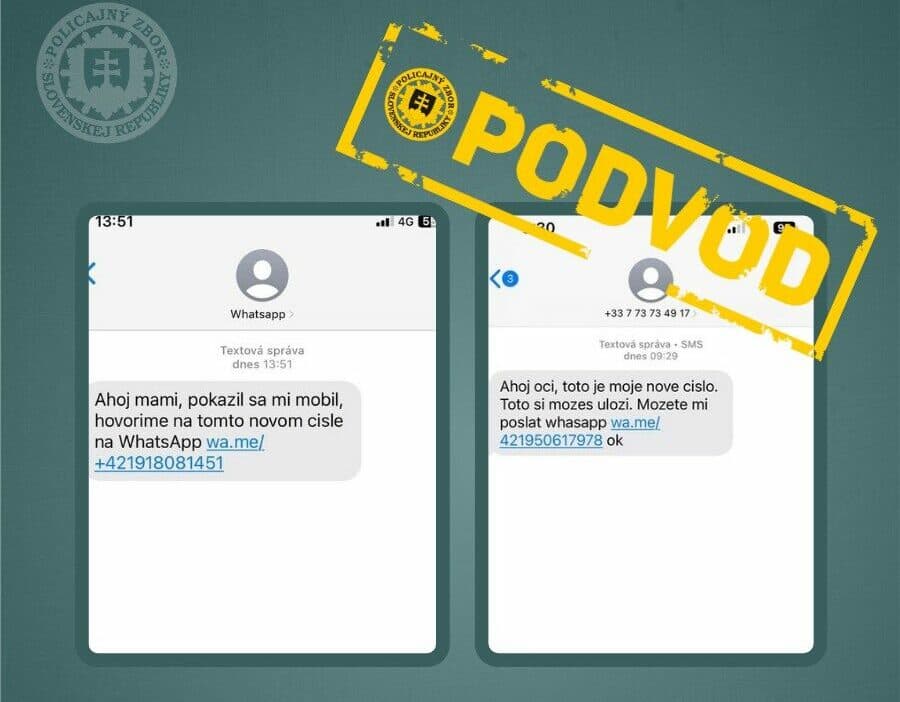 POLÍCIA VARUJE! „Ahoj mami/oci“ správy môžu pripraviť rodičov o peniaze