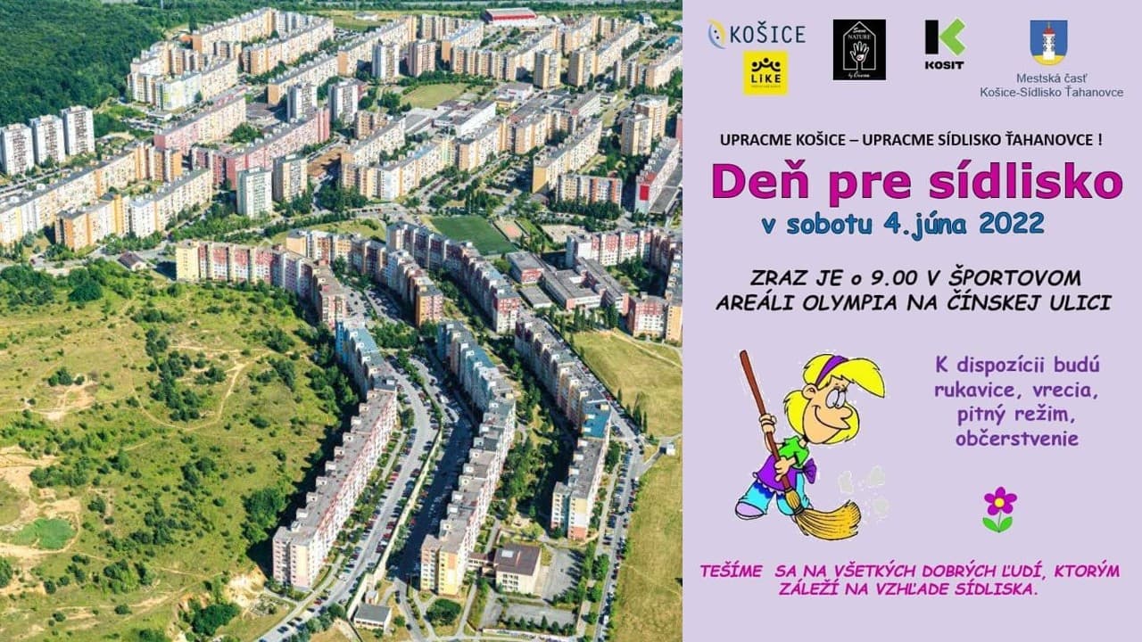 Venujte deň Sídlisku Ťahanovce a pomôžte ho vyčistiť