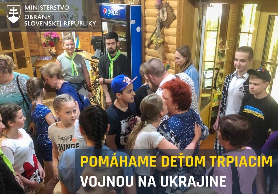 Ministerstvo obrany zorganizovalo terapeutický tábor pre deti z Ukrajiny