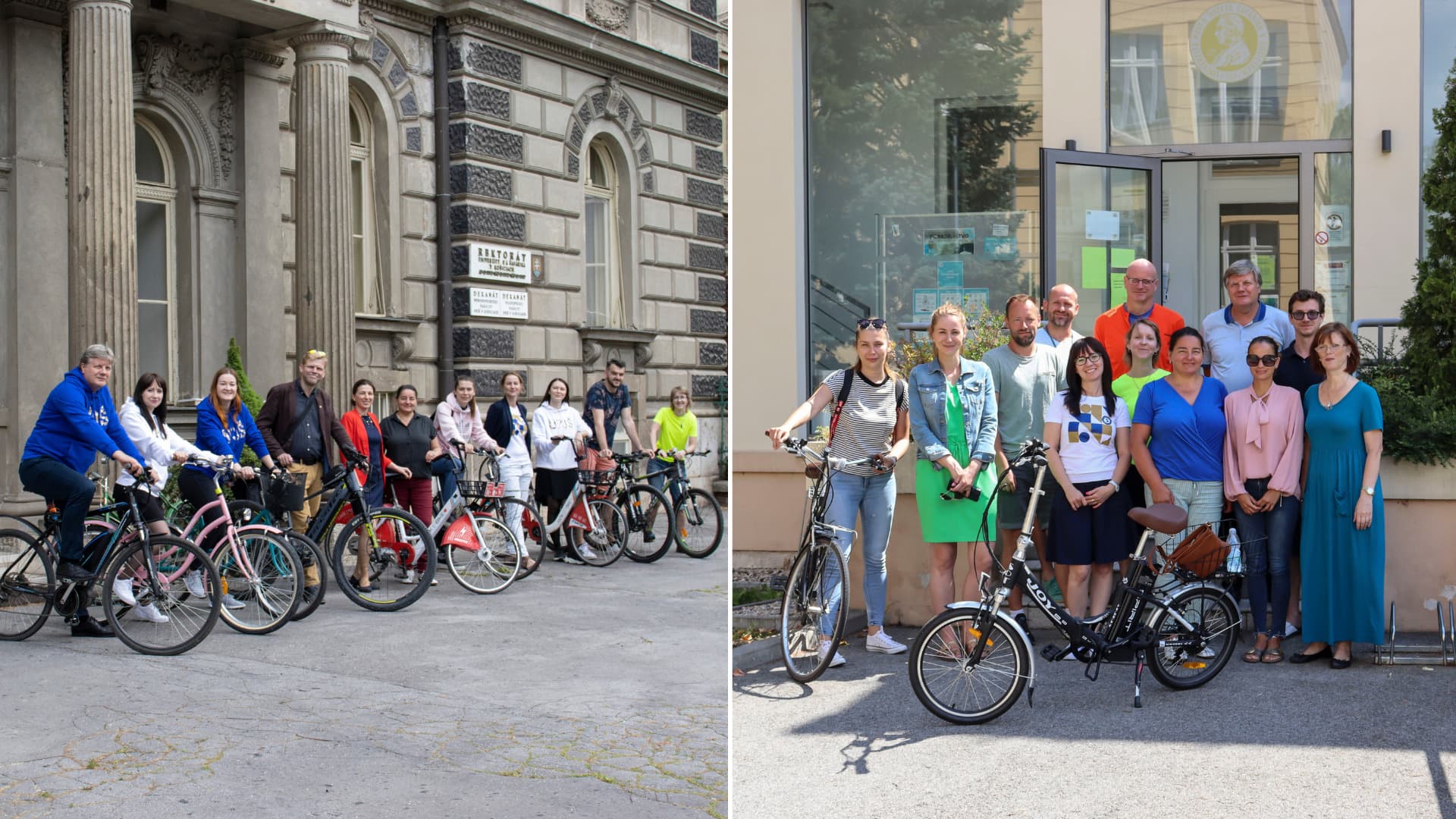 Zamestnanci UPJŠ v Košiciach počas celého júna chodili do práce na bicykli