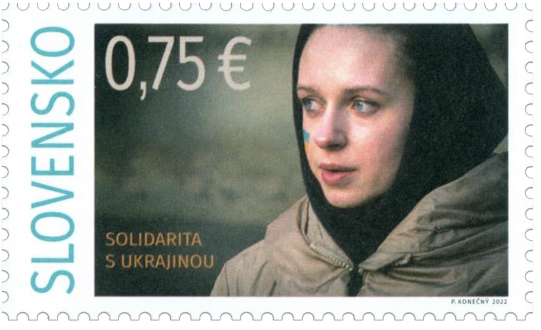 Slovenská pošta vydá známku Solidarita s Ukrajinou