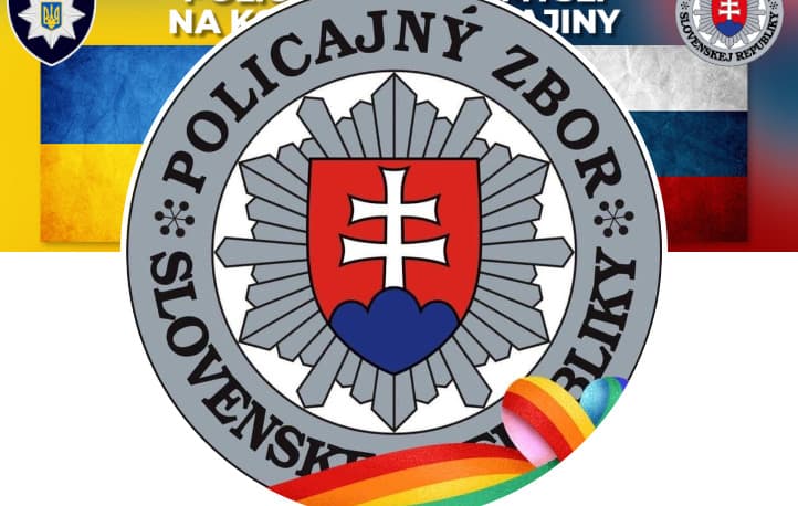 Aj polícia vyjadrila solidaritu dúhovou vlajkou