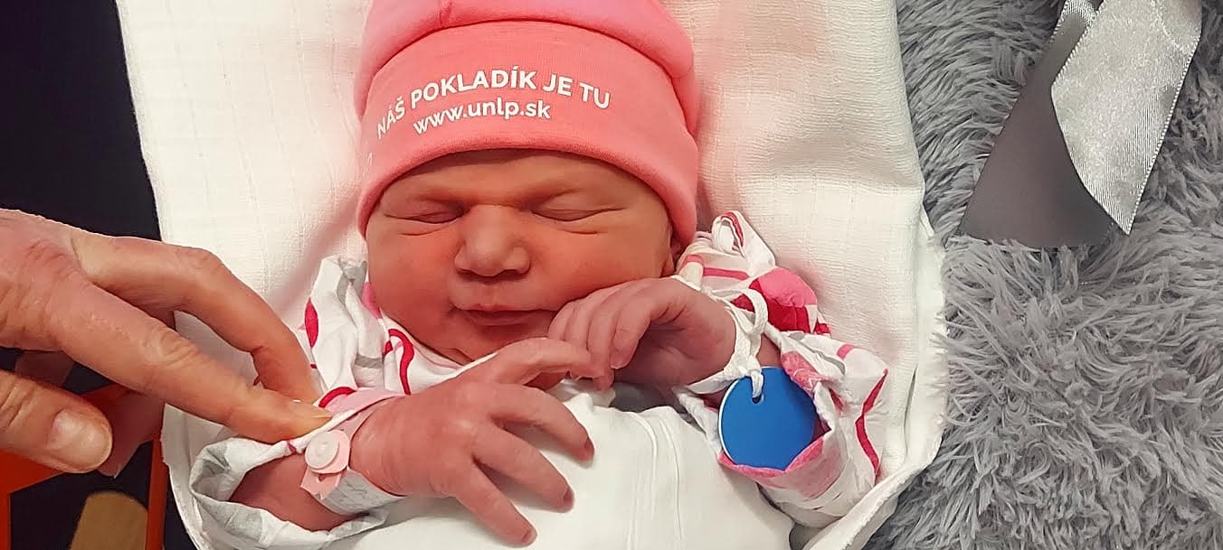 Najmladšou Košičankou, ktorá sa narodila ráno, je malá Eliška
