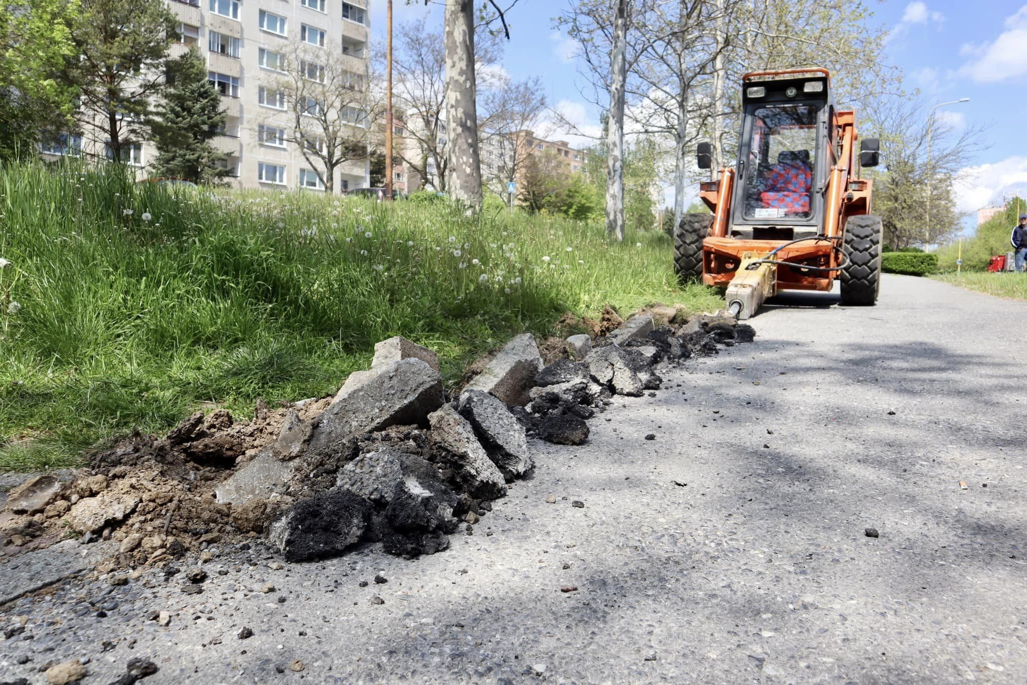 Začali sa práce na výstavbe nového cyklochodníka (FOTO)