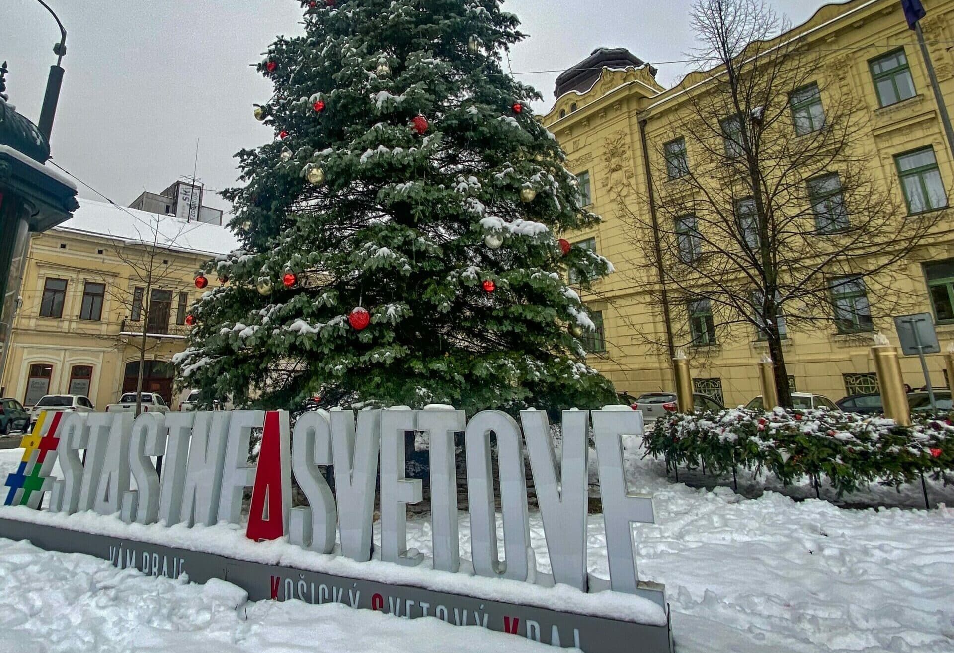 Vianočná výzdoba v Košiciach. Krajina Rozprávkovo, Košické oko a ďalšie!