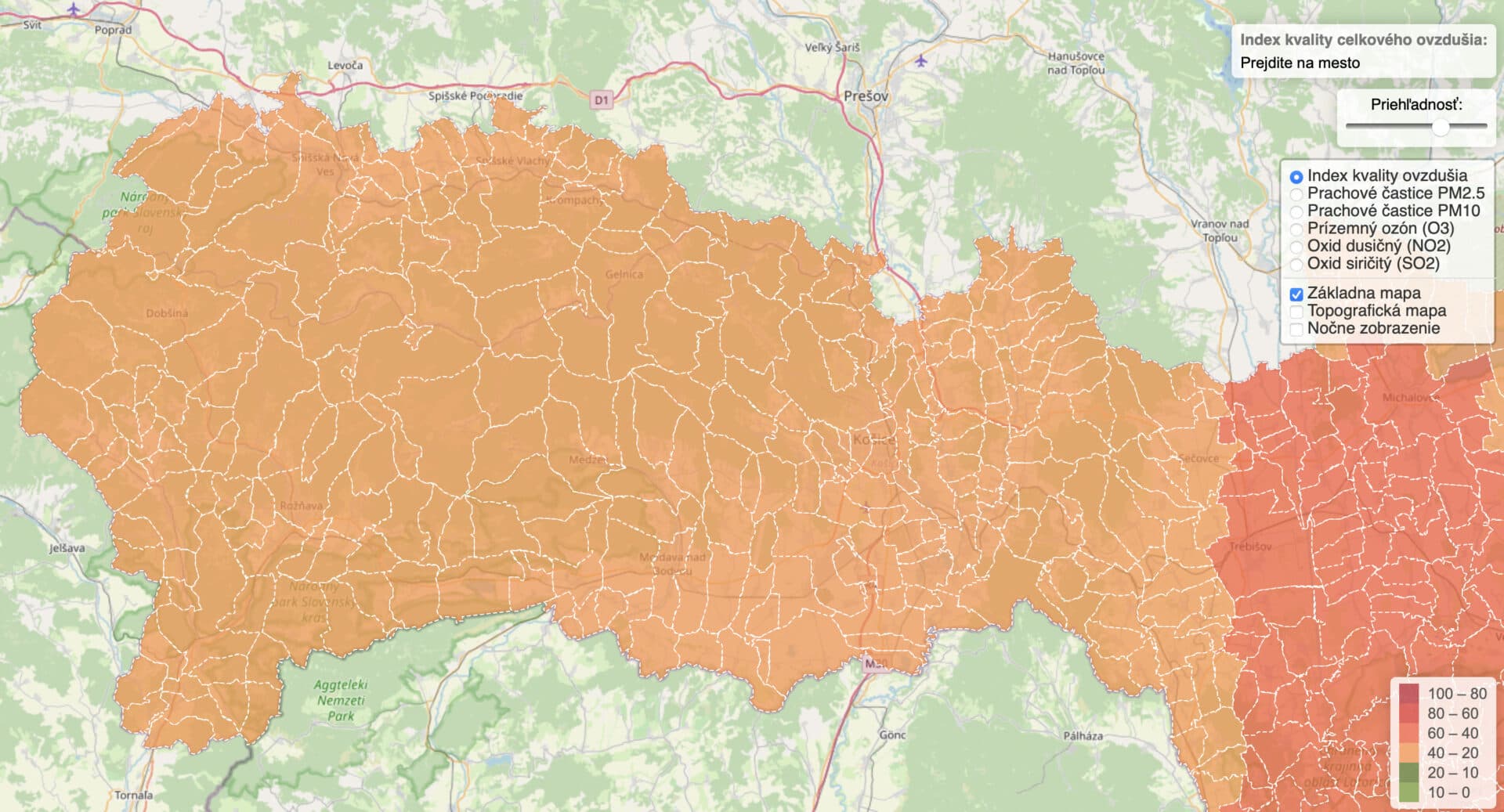 Aká je kvalita ovzdušia v našom kraji? Vysokoškoláci vylepšili Geoportál KSK