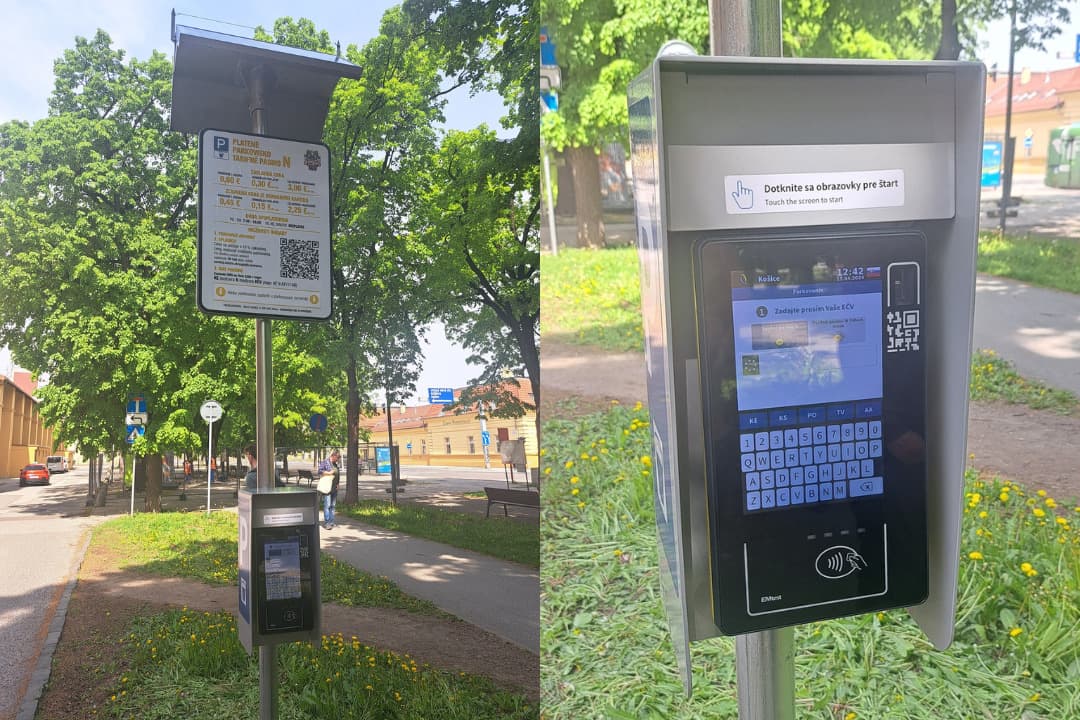 V Košiciach sa testujú nové parkovacie terminály