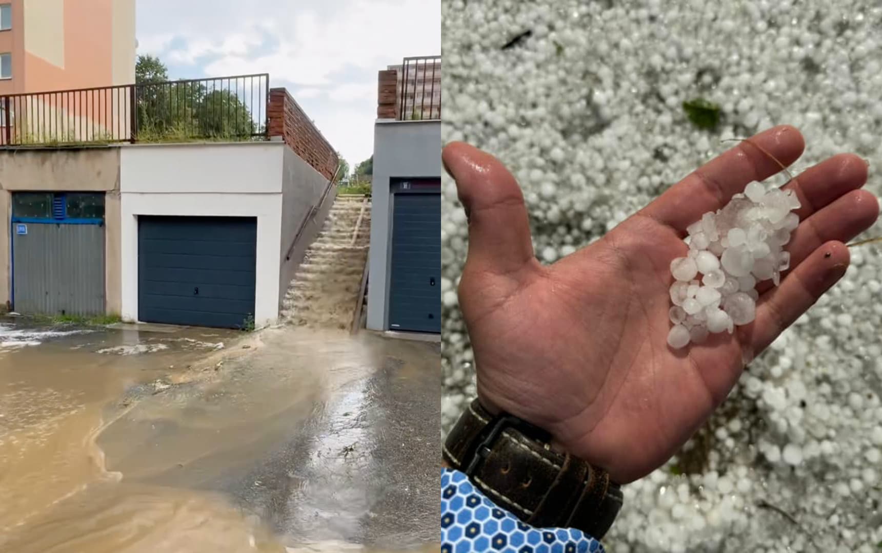 Metropolou východu sa prehnala supercela. Viaceré ulice sú pod vodou (VIDEO+FOTO)