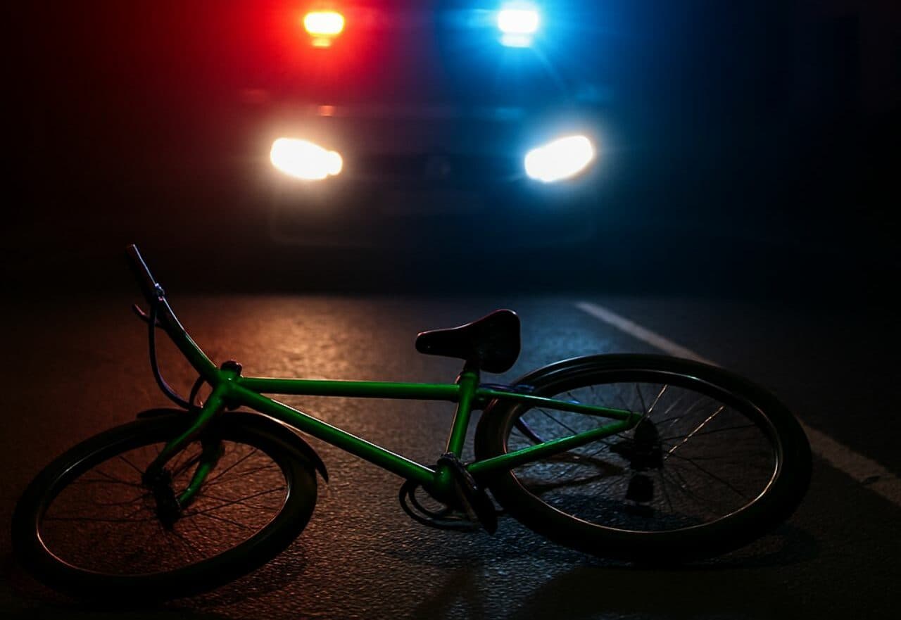 Cyklista prepil rovnováhu! Skončil v nemocnici