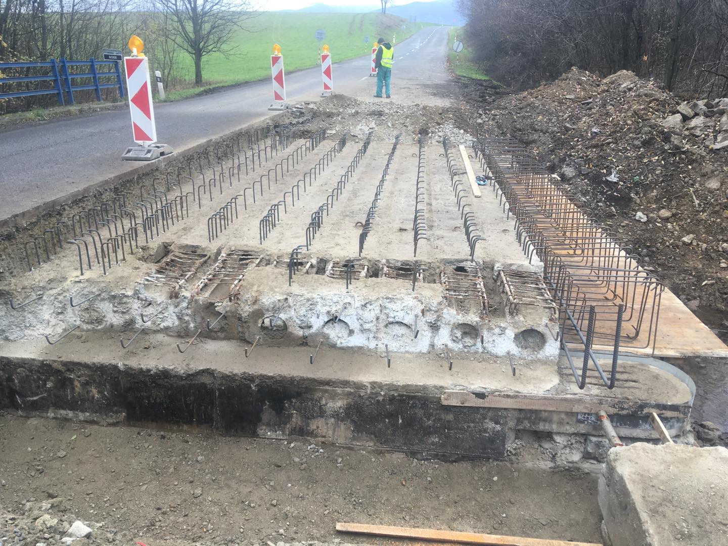 Takto vyzeral most na začiatku opráv v januári 2023. FOTO:META / Rasťo Trnka