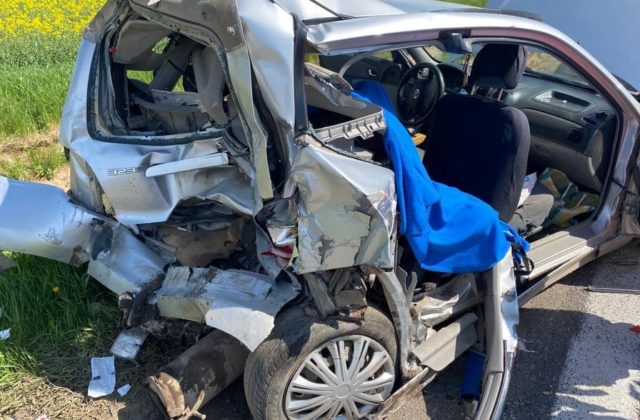 Nehoda pri Turni nad Bodvou si vyžiadala život spolujazdca, ide o šiestu tragédiu na rovnakom mieste (foto)