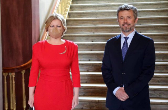Prezidentka Čaputová sa stretla s dánskym korunným princom Frederikom, pozvala ho na Slovensko