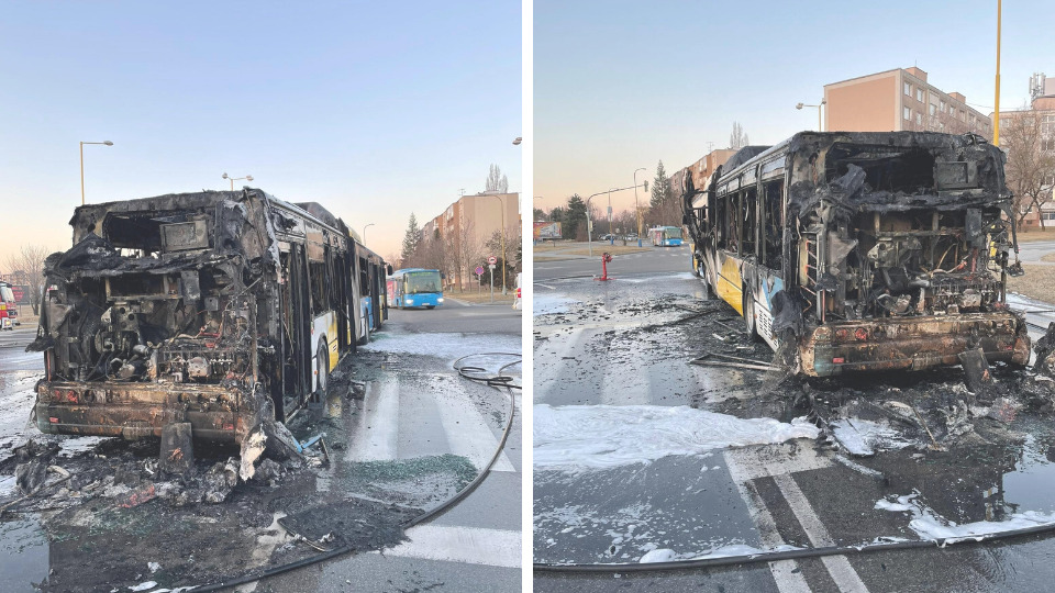 V Košiciach zhorel ďalší autobus. Odhadovaná škoda dosahuje cca 15 000€ (VIDEO)