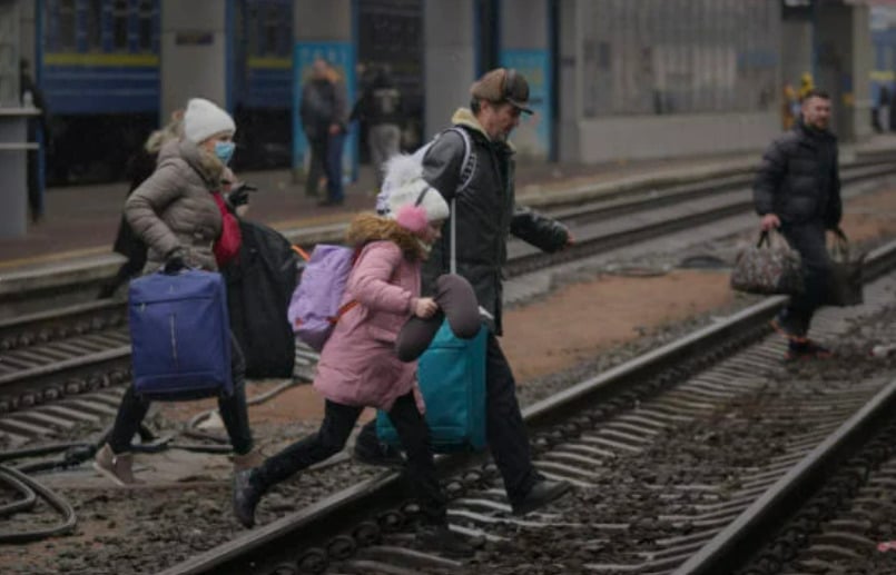 Ruské sily zaútočili na evakuačný vlak