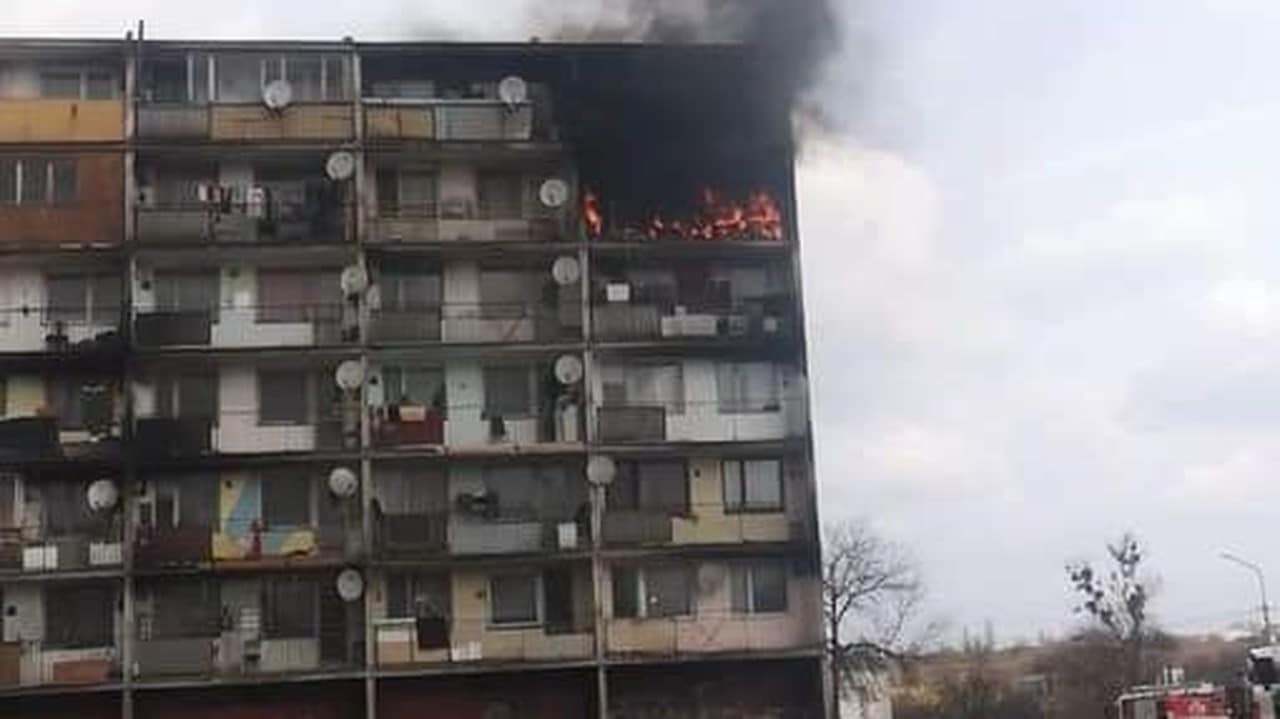 Na Luníku IX došlo k požiaru bytu