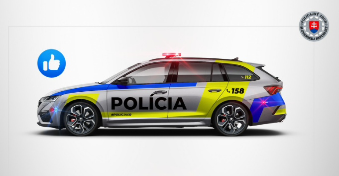 Najprv vlajky Košíc, teraz policajné autá. Slováci opäť siahli na dno