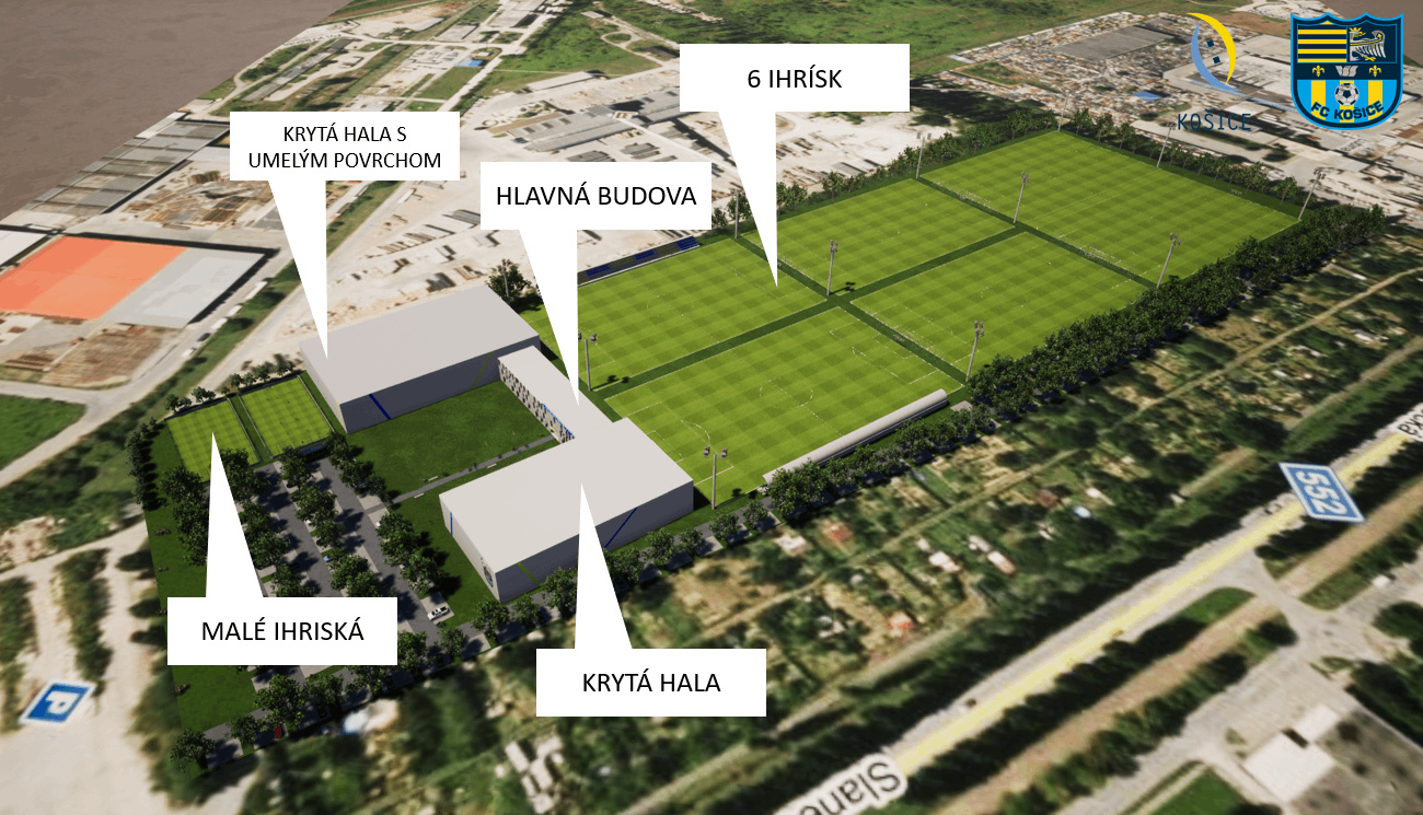 Košičania majú možnosť vyjadriť sa k výstavbe Košickej futbalovej akadémie a obchvatu Šebastoviec