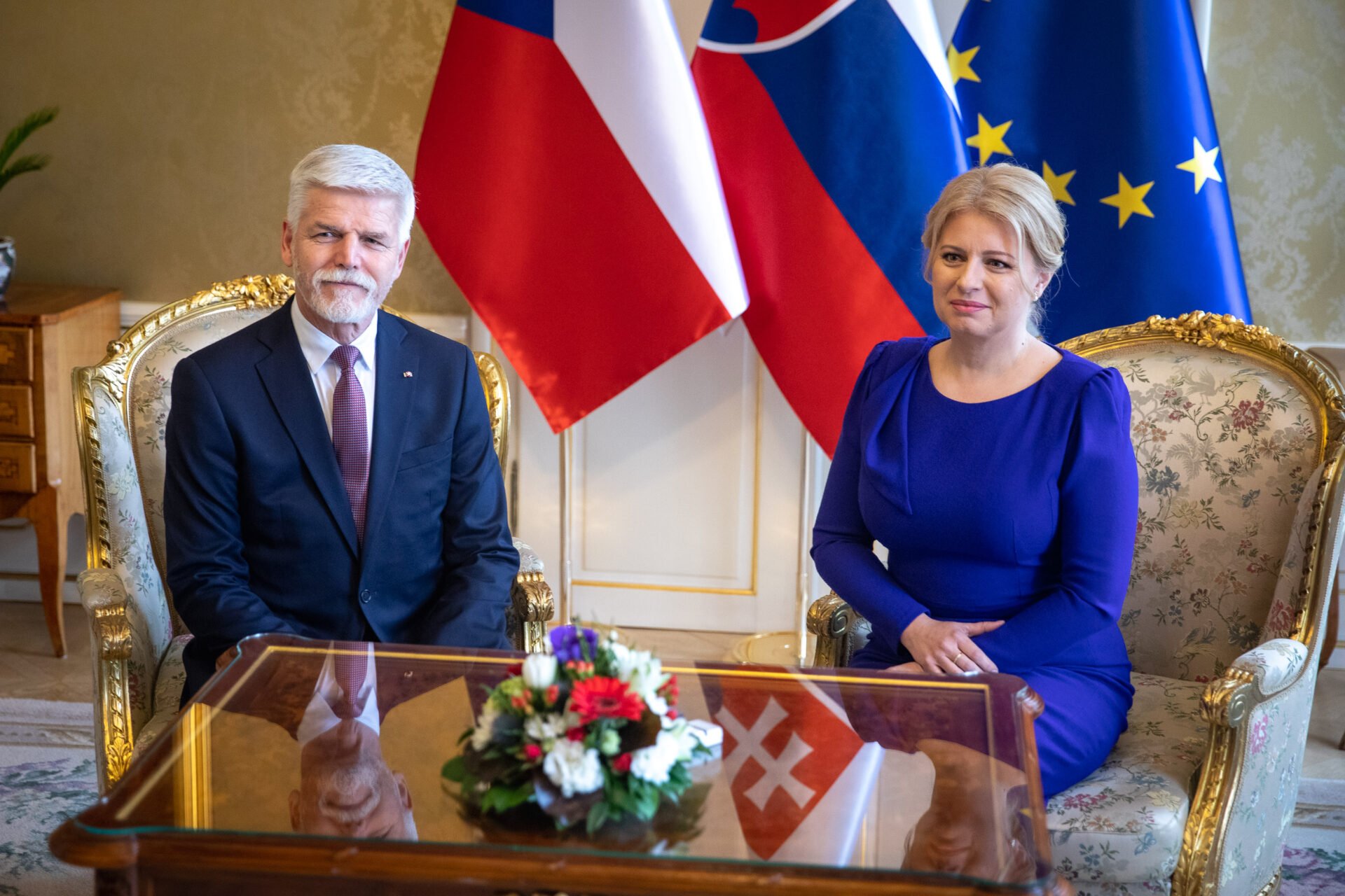 Čaputová prijala českého prezidenta Pavla. Absolvujú spolu aj cestu na Ukrajinu