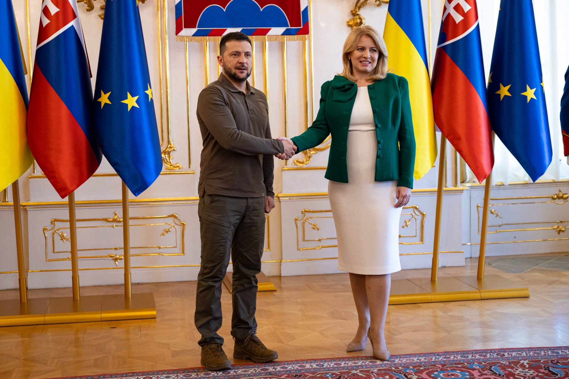 Volodymyr Zelenskyj navštívil Slovensko (FOTO)
